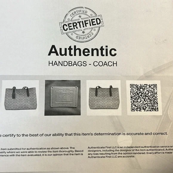 Coach AVENUE CARRYALL IN SIGNATURE CANVAS COACH F48735 Bag Tote Denim Blue - Picture 13 of 13